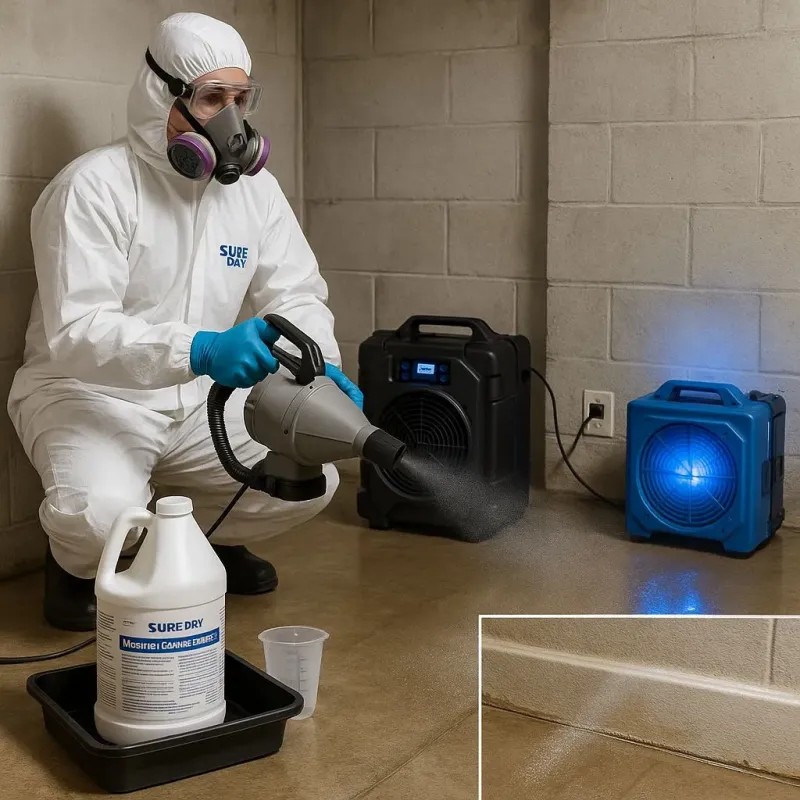 Sanitization and Odor Removal process in Scotts Valley, CA